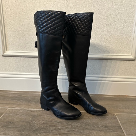Vince Camuto Soreen Tall Leather Boots - Picture 2 of 10
